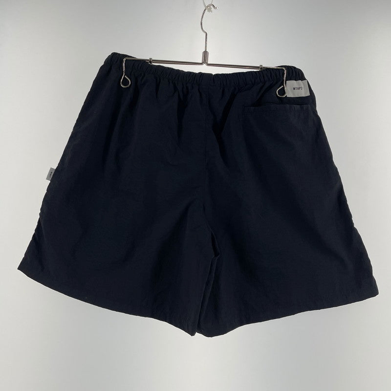 【中古品】【メンズ】 WTAPS ダブルタップス ACADEMY SHORTS NYLON. TAFFETA 221BRDT-PTM09 アカデミー ショーツ ナイロン タフタ ボトムス 153-260707-sa-23-tei サイズ：02 カラー：ブラック 万代Net店