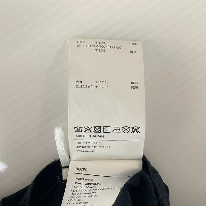 【中古品】【メンズ】 WTAPS ダブルタップス ACADEMY SHORTS NYLON. TAFFETA 221BRDT-PTM09 アカデミー ショーツ ナイロン タフタ ボトムス 153-260707-sa-23-tei サイズ：02 カラー：ブラック 万代Net店