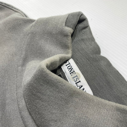 【中古品】【メンズ】 STONE ISLAND ストーン アイランド PATCH MOCK NECK SWEAT 3515647 パッチ付き モックネックスウェット 長袖 トップス トレーナー 141-260707-sa-08-tei サイズ：M カラー：グレー 万代Net店