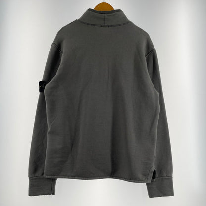 【中古品】【メンズ】 STONE ISLAND ストーン アイランド PATCH MOCK NECK SWEAT 3515647 パッチ付き モックネックスウェット 長袖 トップス トレーナー 141-260707-sa-08-tei サイズ：M カラー：グレー 万代Net店