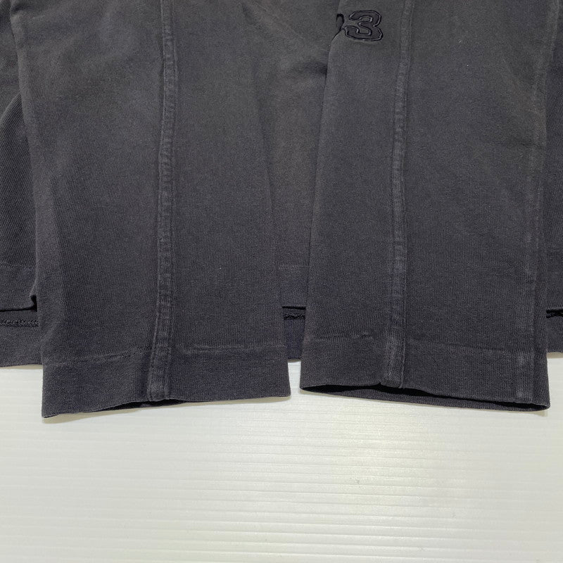 【中古品】【メンズ】 STONE ISLAND ストーン アイランド EMBROIDERED SLEEVE L/S POLOSHIRT 袖刺繍 長袖 ポロシャツ 141-260707-sa-05-tei サイズ：M カラー：グレー 万代Net店