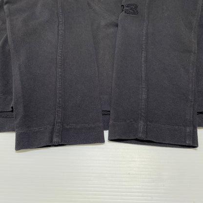 【中古品】【メンズ】 STONE ISLAND ストーン アイランド EMBROIDERED SLEEVE L/S POLOSHIRT 袖刺繍 長袖 ポロシャツ 141-260707-sa-05-tei サイズ：M カラー：グレー 万代Net店