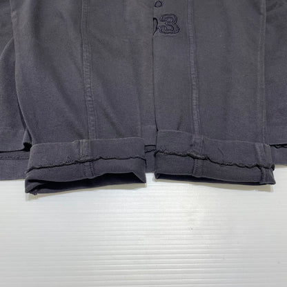 【中古品】【メンズ】 STONE ISLAND ストーン アイランド EMBROIDERED SLEEVE L/S POLOSHIRT 袖刺繍 長袖 ポロシャツ 141-260707-sa-05-tei サイズ：M カラー：グレー 万代Net店
