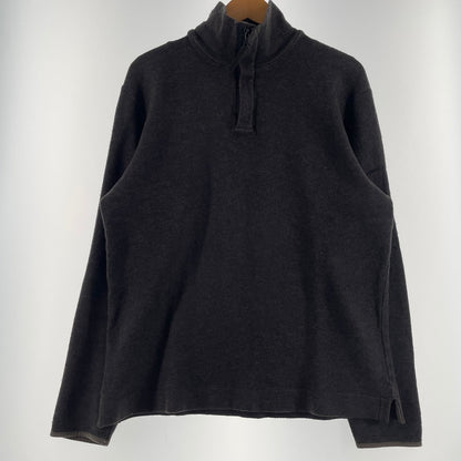 【中古品】【メンズ】 STONE ISLAND ストーン アイランド HALF ZIP SWEATER ハーフ ジップ スウェット 長袖 トップス トレーナー 141-260707-sa-06-tei サイズ：L カラー：グレー系/ブラウン系 万代Net店