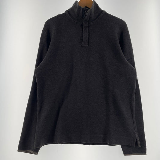 【中古品】【メンズ】 STONE ISLAND ストーン アイランド HALF ZIP SWEATER ハーフ ジップ スウェット 長袖 トップス トレーナー 141-260707-sa-06-tei サイズ：L カラー：グレー系/ブラウン系 万代Net店