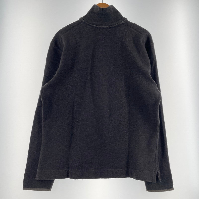 【中古品】【メンズ】 STONE ISLAND ストーン アイランド HALF ZIP SWEATER ハーフ ジップ スウェット 長袖 トップス トレーナー 141-260707-sa-06-tei サイズ：L カラー：グレー系/ブラウン系 万代Net店