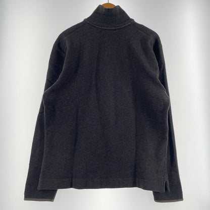 【中古品】【メンズ】 STONE ISLAND ストーン アイランド HALF ZIP SWEATER ハーフ ジップ スウェット 長袖 トップス トレーナー 141-260707-sa-06-tei サイズ：L カラー：グレー系/ブラウン系 万代Net店