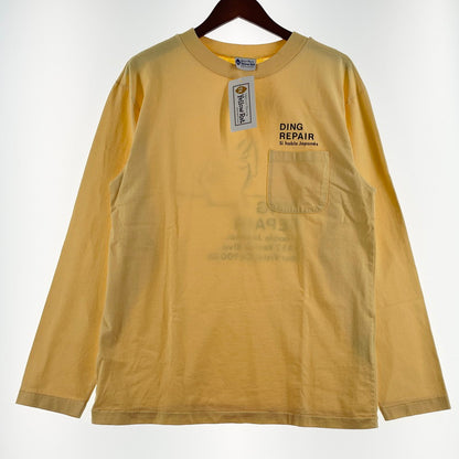 【中古品】【メンズ】 YELLOW RAT イエローラット MOCK NECK L/S TEE WSYRT63 モックネック ロングスリーブ Tシャツ 半袖 トップス 144-260708-sa-18-tei サイズ：L カラー：イエロー 万代Net店