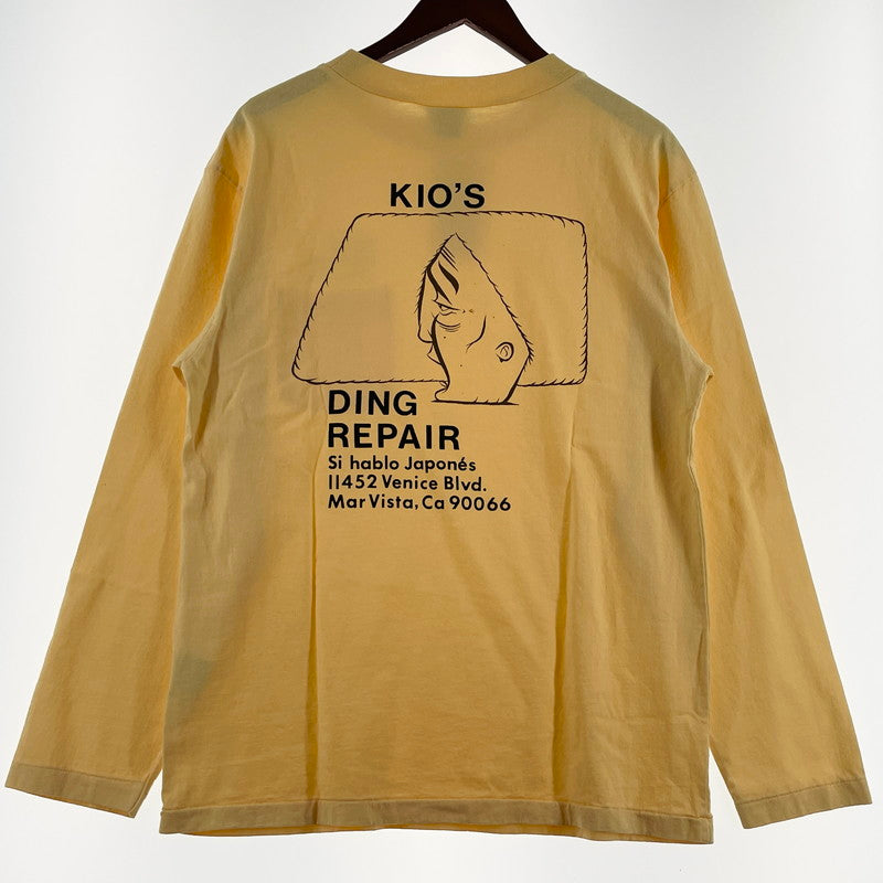 【中古品】【メンズ】 YELLOW RAT イエローラット MOCK NECK L/S TEE WSYRT63 モックネック ロングスリーブ Tシャツ 半袖 トップス 144-260708-sa-18-tei サイズ：L カラー：イエロー 万代Net店