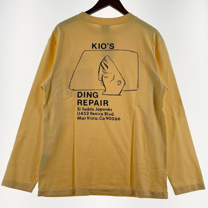 【中古品】【メンズ】 YELLOW RAT イエローラット MOCK NECK L/S TEE WSYRT63 モックネック ロングスリーブ Tシャツ 半袖 トップス 144-260708-sa-18-tei サイズ：L カラー：イエロー 万代Net店