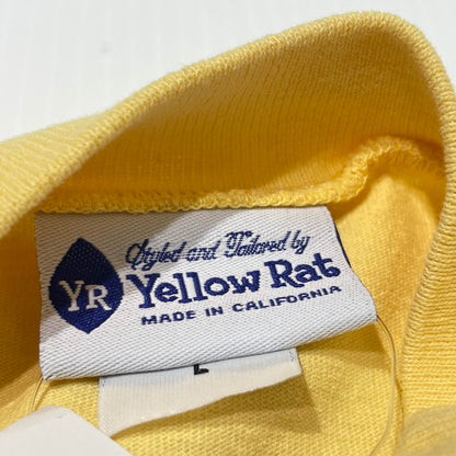 【中古品】【メンズ】 YELLOW RAT イエローラット MOCK NECK L/S TEE WSYRT63 モックネック ロングスリーブ Tシャツ 半袖 トップス 144-260708-sa-18-tei サイズ：L カラー：イエロー 万代Net店