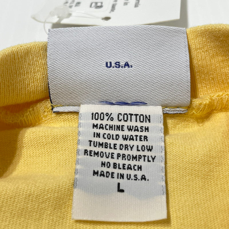 【中古品】【メンズ】 YELLOW RAT イエローラット MOCK NECK L/S TEE WSYRT63 モックネック ロングスリーブ Tシャツ 半袖 トップス 144-260708-sa-18-tei サイズ：L カラー：イエロー 万代Net店
