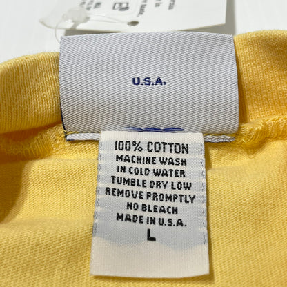 【中古品】【メンズ】 YELLOW RAT イエローラット MOCK NECK L/S TEE WSYRT63 モックネック ロングスリーブ Tシャツ 半袖 トップス 144-260708-sa-18-tei サイズ：L カラー：イエロー 万代Net店