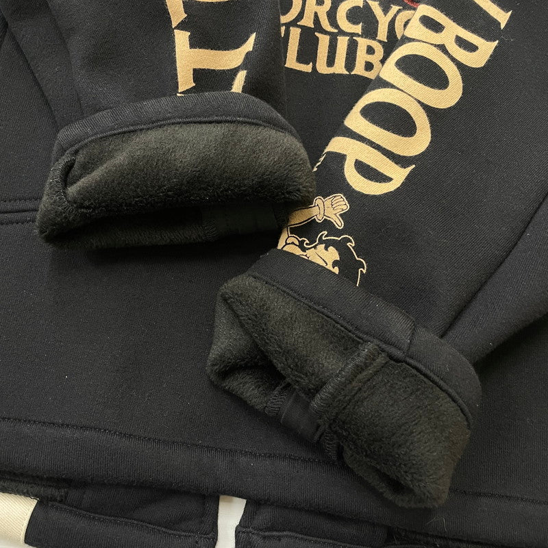 【中古品】【メンズ】 THE BRAVEMAN ザ ブレイブマン × BETTYBOOP ベティ ブープ 別注コラボ BRUSHED BACK 裏ボア アウター 145-260708-sa-09-tei サイズ：L カラー：ブラック 万代Net店