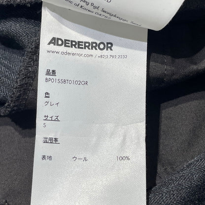 【中古品】【メンズ】 ADERERROR アーダーエラー TROUSERS PRODUCT.56 BP01SSBT0102GR トラウザーズ プロダクト 56 ボトムス 152-260708-sa-24-tei サイズ：S カラー：グレー 万代Net店