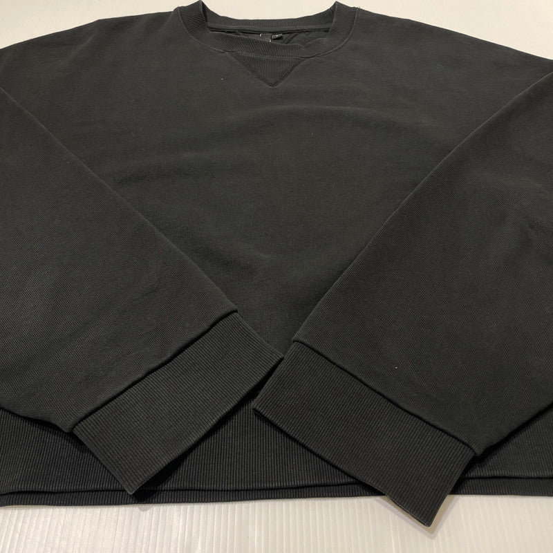 【中古品】【メンズ】 ENTIRE STUDIOS エンタイア スタジオ BOX CREW SWEAT ES2126 P0065 ボックス クルー スウェット トップス トレーナー 140-260708-sa-14-tei サイズ：L カラー：ブラック 万代Net店