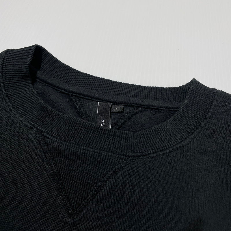【中古品】【メンズ】 ENTIRE STUDIOS エンタイア スタジオ BOX CREW SWEAT ES2126 P0065 ボックス クルー スウェット トップス トレーナー 140-260708-sa-14-tei サイズ：L カラー：ブラック 万代Net店