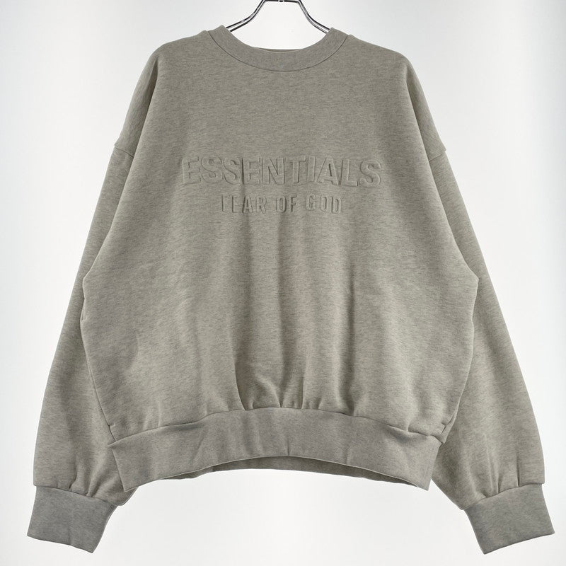 【中古品】【メンズ】 ESSENTIALS エッセンシャルズ EMBOSSED CLASSIC CREWNECK SWEAT エンボスド クラシック クルーネック スウェット トップス トレーナー 142-260708-sa-15-tei サイズ：L カラー：ホワイト 万代Net店
