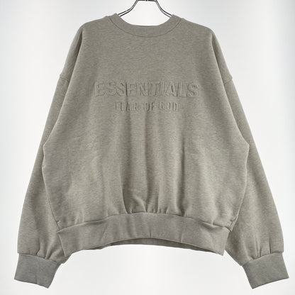 【中古品】【メンズ】 ESSENTIALS エッセンシャルズ EMBOSSED CLASSIC CREWNECK SWEAT エンボスド クラシック クルーネック スウェット トップス トレーナー 142-260708-sa-15-tei サイズ：L カラー：ホワイト 万代Net店