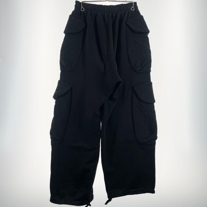 【中古品】【メンズ】 ENTIRE STUDIOS エンタイア スタジオ HEAVY GOCAR SWEAT PANTS ES2379 PO0130 ヘビー カーゴ スウェット パンツ ボトムス 151-260708-sa-22-tei サイズ：S カラー：ブラック 万代Net店