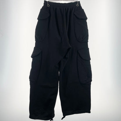 【中古品】【メンズ】 ENTIRE STUDIOS エンタイア スタジオ HEAVY GOCAR SWEAT PANTS ES2379 PO0130 ヘビー カーゴ スウェット パンツ ボトムス 151-260708-sa-22-tei サイズ：S カラー：ブラック 万代Net店