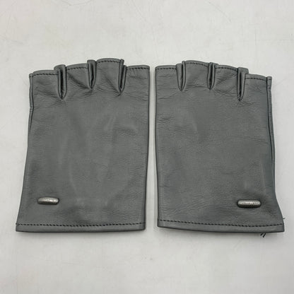 【中古品】【メンズ】 OUR REGACY アワーレガシー LEATHER GLOVES A2258BPL レザーグローブ アクセサリー バイカーグローブ 手袋 192-260709-ko-18-tei サイズ：M カラー：グレー 万代Net店