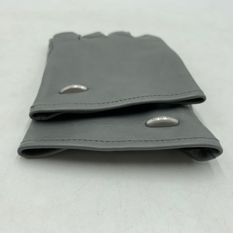 【中古品】【メンズ】 OUR REGACY アワーレガシー LEATHER GLOVES A2258BPL レザーグローブ アクセサリー バイカーグローブ 手袋 192-260709-ko-18-tei サイズ：M カラー：グレー 万代Net店