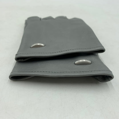 【中古品】【メンズ】 OUR REGACY アワーレガシー LEATHER GLOVES A2258BPL レザーグローブ アクセサリー バイカーグローブ 手袋 192-260709-ko-18-tei サイズ：M カラー：グレー 万代Net店