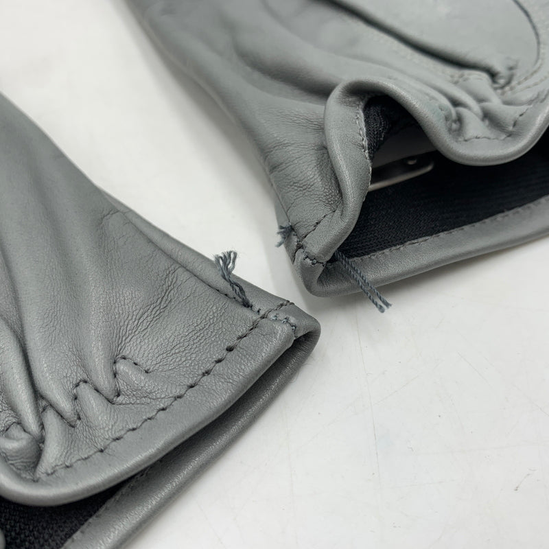 【中古品】【メンズ】 OUR REGACY アワーレガシー LEATHER GLOVES A2258BPL レザーグローブ アクセサリー バイカーグローブ 手袋 192-260709-ko-18-tei サイズ：M カラー：グレー 万代Net店