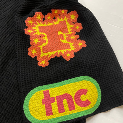 【中古品】【メンズ】 FAKE AS FLOWERS フェイク アズ フラワーズ MULTI LOFO THERMAL HALF ZIP POLO 4121209 マルチ ロフォ サーマル ハーフ ジップ ポロ 半袖 トップス 147-260708-sa-02-tei サイズ：2 カラー：ブラック 万代Net店