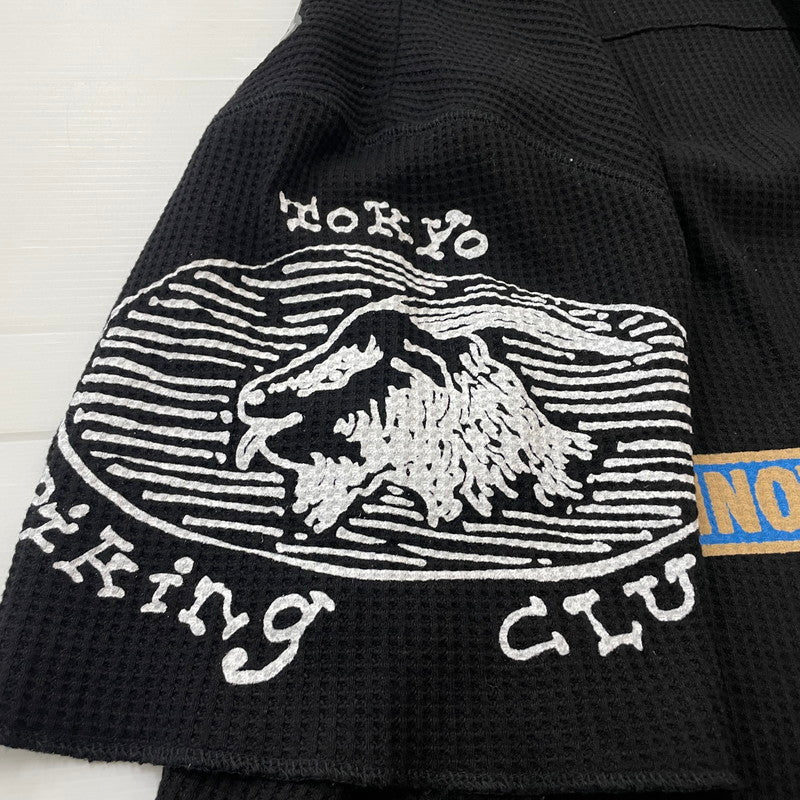 【中古品】【メンズ】 FAKE AS FLOWERS フェイク アズ フラワーズ MULTI LOFO THERMAL HALF ZIP POLO 4121209 マルチ ロフォ サーマル ハーフ ジップ ポロ 半袖 トップス 147-260708-sa-02-tei サイズ：2 カラー：ブラック 万代Net店
