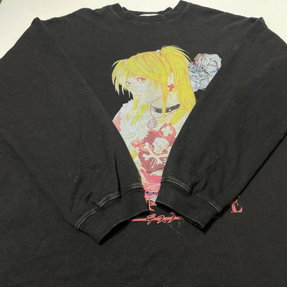 【中古品】【メンズ】 JMK ECHO ジェイエムケイ エコー × DEATH NOTE デスノート 別注コラボ L/S TEE AMANE MISA ロングスリーブ Ｔシャツ 弥 美沙 長袖 トップス みさみさ 145-260708-sa-13-tei サイズ：3 カラー：ブラック 万代Net店