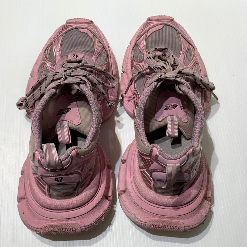 【現状渡し品】【メンズ】 BALENCIAGA バレンシアガ 3XL SNEAKERS 734734 スニーカー 靴 ローカットスニーカー メッシュ シューズ 162-260709-ko-01-tei サイズ：27.5cm カラー：ピンク 万代Net店