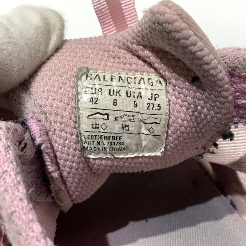 【現状渡し品】【メンズ】 BALENCIAGA バレンシアガ 3XL SNEAKERS 734734 スニーカー 靴 ローカットスニーカー メッシュ シューズ 162-260709-ko-01-tei サイズ：27.5cm カラー：ピンク 万代Net店