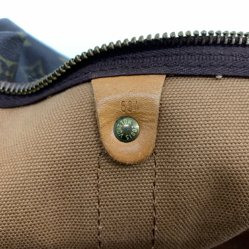 【中古品】【メンズ】 LOUIS VUITTON ルイ・ヴィトン M41422 ボストンバッグ モノグラム キーポル60 カバン 179-260709-ko-06-tei カラー：ブラウン 万代Net店