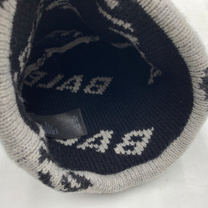 【中古品】【メンズ】 BALENCIAGA バレンシアガ ALLOVER LOGO BEANIE 555277T 1471 オールラヴァー ロゴ ビーニー 帽子 ニットキャップ 185-260709-ko-17-tei カラー：グレー 万代Net店