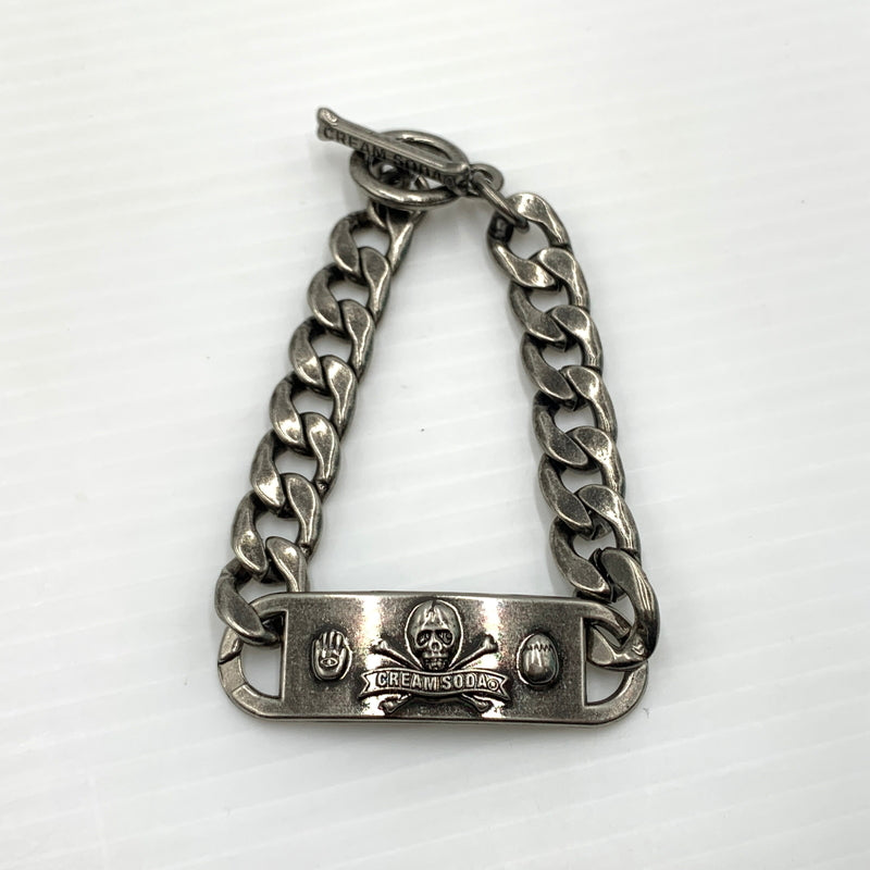 【中古品】【メンズ】 CREAM SODA クリームソーダ 45th ANNIVERSARY BRACELET 45周年 アニバーサリー ブレスレット アクセサリー 192-260710-ko-05-tei カラー：シルバー系(カラー) 万代Net店
