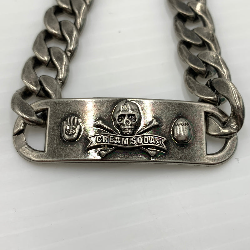 【中古品】【メンズ】 CREAM SODA クリームソーダ 45th ANNIVERSARY BRACELET 45周年 アニバーサリー ブレスレット アクセサリー 192-260710-ko-05-tei カラー：シルバー系(カラー) 万代Net店