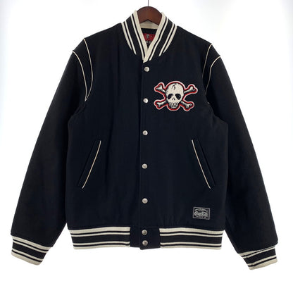 【中古品】【メンズ】 CREAM SODA クリーム ソーダ CREAM SODA 1967 STADIUM JACKET クリーム ソーダ 1967年 スタジャン アウター 145-260710-sa-06-tei サイズ：XL カラー：ブラック 万代Net店