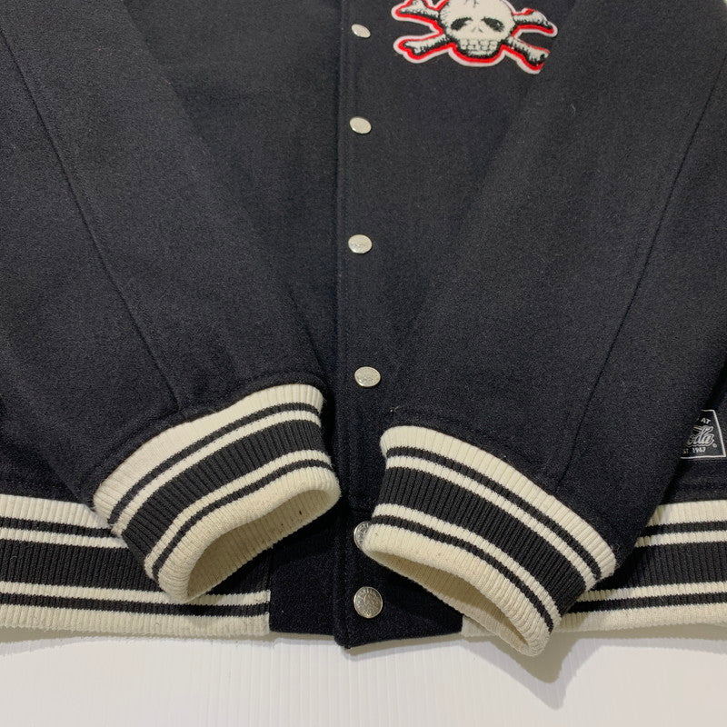【中古品】【メンズ】 CREAM SODA クリーム ソーダ CREAM SODA 1967 STADIUM JACKET クリーム ソーダ 1967年 スタジャン アウター 145-260710-sa-06-tei サイズ：XL カラー：ブラック 万代Net店