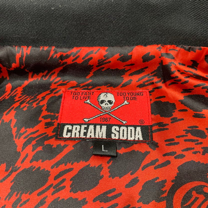 【中古品】【メンズ】 CREAM SODA クリーム ソーダ GABARDINE SWING TOP ギャバジン スウィング トップ アウター 145-260710-sa-07-tei サイズ：L カラー：ブラック 万代Net店