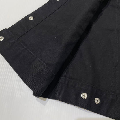 【中古品】【メンズ】 CREAM SODA クリーム ソーダ SCULLBUTTONBLACK DENIM JACKET スカルボタンブラック デニム ジャケット アウター 145-260710-sa-09-tei サイズ：L カラー：ブラック 万代Net店
