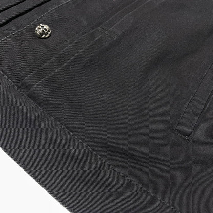 【中古品】【メンズ】 CREAM SODA クリーム ソーダ SCULLBUTTONBLACK DENIM JACKET スカルボタンブラック デニム ジャケット アウター 145-260710-sa-09-tei サイズ：L カラー：ブラック 万代Net店
