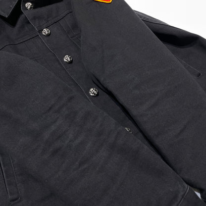 【中古品】【メンズ】 CREAM SODA クリーム ソーダ SCULLBUTTONBLACK DENIM JACKET スカルボタンブラック デニム ジャケット アウター 145-260710-sa-09-tei サイズ：L カラー：ブラック 万代Net店
