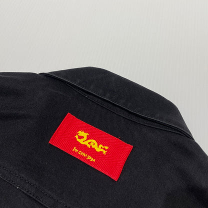 【中古品】【メンズ】 CREAM SODA クリーム ソーダ SCULLBUTTONBLACK DENIM JACKET スカルボタンブラック デニム ジャケット アウター 145-260710-sa-09-tei サイズ：L カラー：ブラック 万代Net店