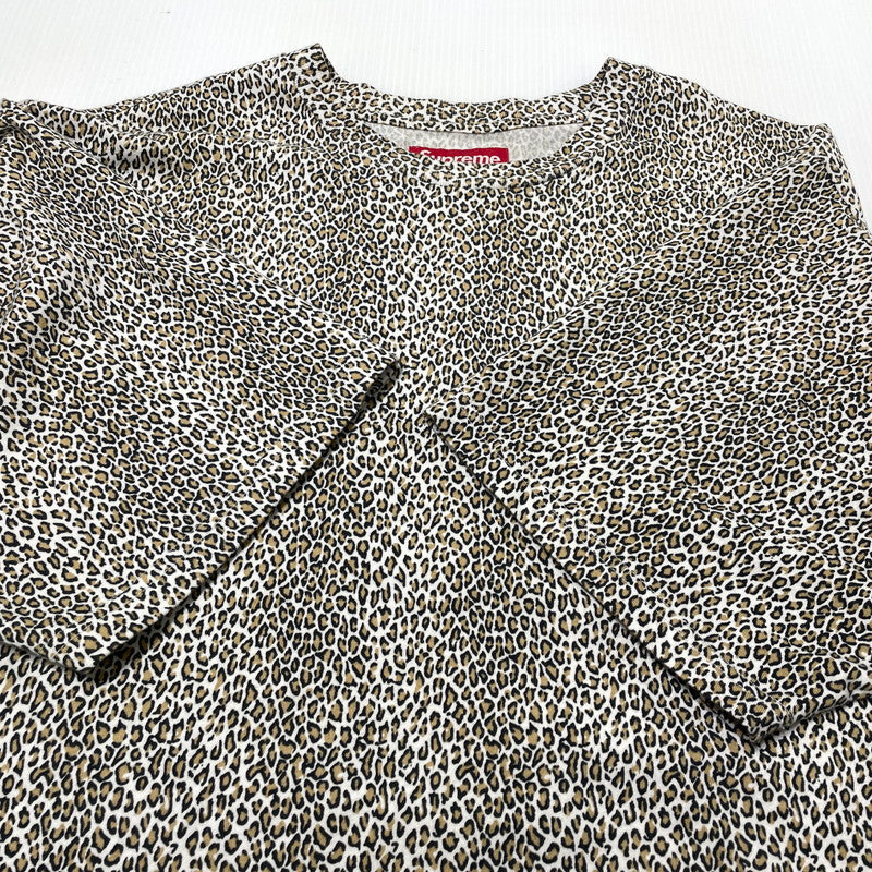 【中古品】【メンズ】 SUPREME シュプリーム 25FW SMALL BOX TEE LEOPARD 25年秋冬 スメイル ボックス Ｔシャツ 半袖 トップス 149-260710-sa-15-tei サイズ：L カラー：総柄 万代Net店