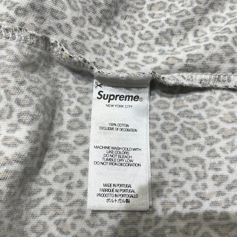 【中古品】【メンズ】 SUPREME シュプリーム 25FW SMALL BOX TEE LEOPARD 25年秋冬 スメイル ボックス Ｔシャツ 半袖 トップス 149-260710-sa-15-tei サイズ：L カラー：総柄 万代Net店