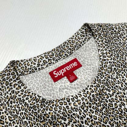 【中古品】【メンズ】 SUPREME シュプリーム 25FW SMALL BOX TEE LEOPARD 25年秋冬 スメイル ボックス Ｔシャツ 半袖 トップス 149-260710-sa-15-tei サイズ：L カラー：総柄 万代Net店