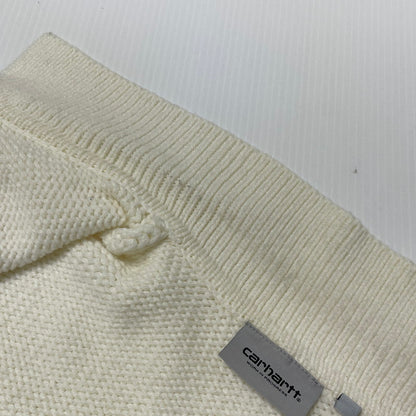 【中古品】【メンズ】 CARHARTT カーハート DETROIT KNIT JACKET デトロイト ニット ジャケット 145-260710-sa-13-tei サイズ：M カラー：ホワイト 万代Net店