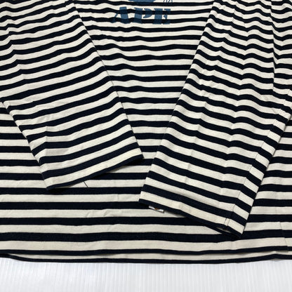 【中古品】【メンズ】 A BATHING APE ア ベイジング エイプ CREWNECK L/S TEE クルーネック ロングスリーブ Tシャツ 長袖 トップス 142-260710-sa-10-tei サイズ：2XL カラー：ボーダー 万代Net店